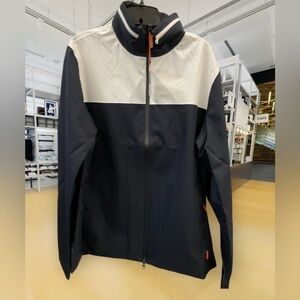 NWT SWIMS The Boat Men's Jacket Dark Navy 100% Polyester size XL Retail $370.